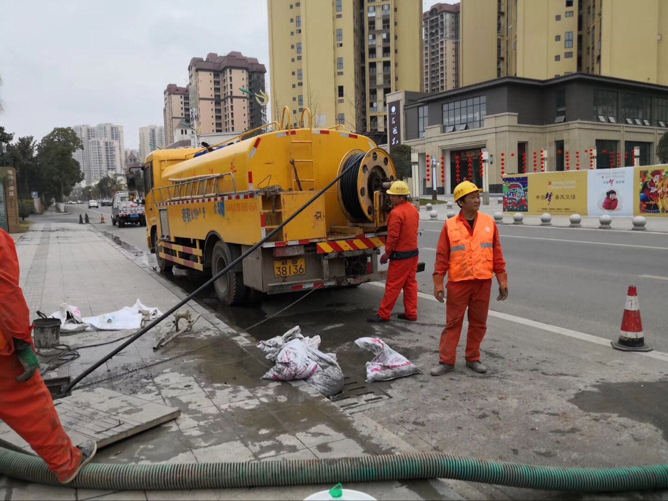 曲周排污管道清淤-管道清洗